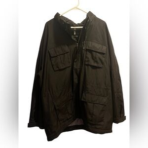 Calvin Klein Men's XXL Black Field Jacket / Coat with Pockets
